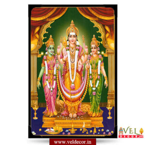 Murugan with valli Deivanai-lamination